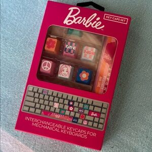 Barbie Pink and Blue Key Caps Set